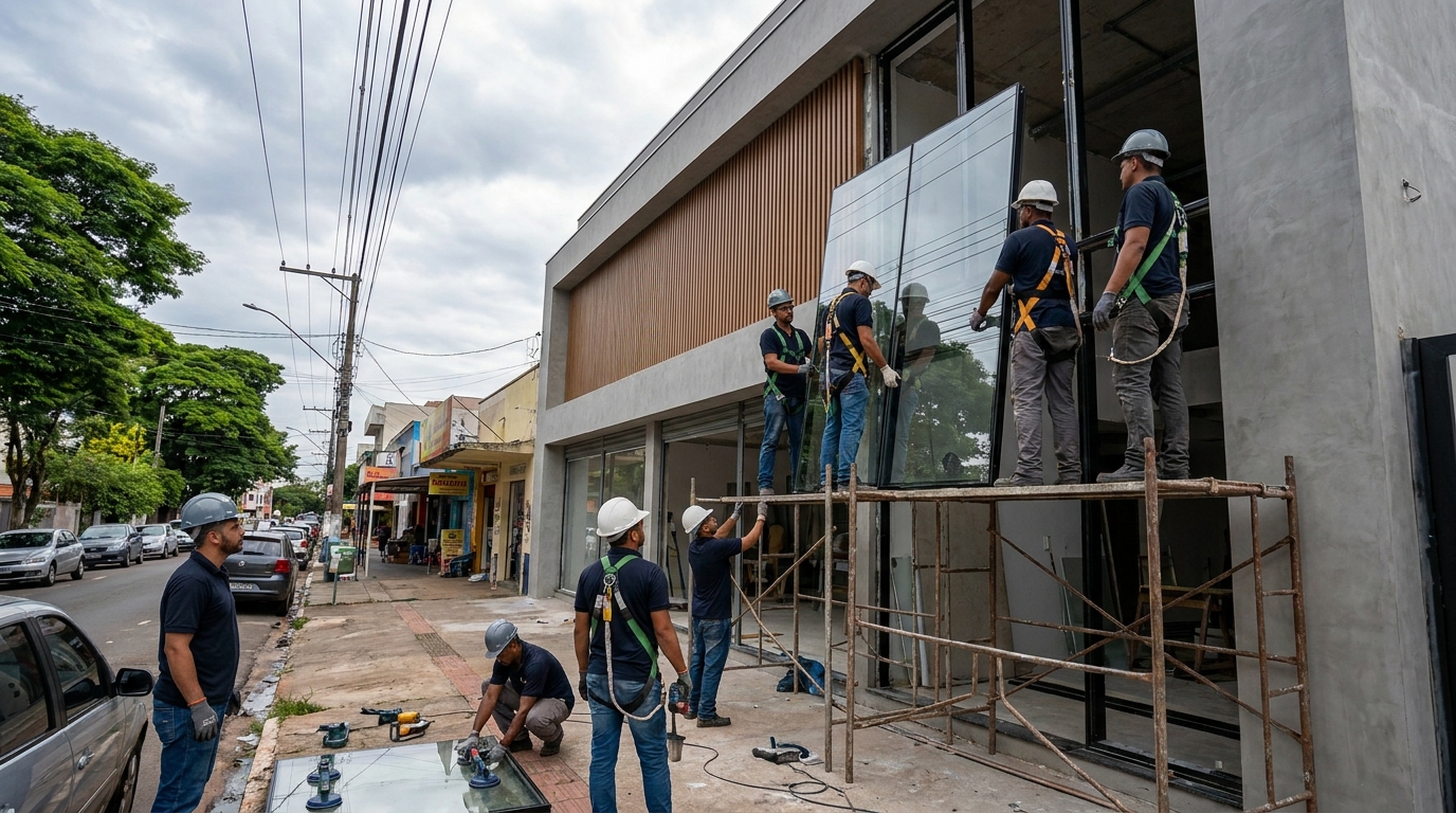 Fachada de Vidro em Teresina‑PI